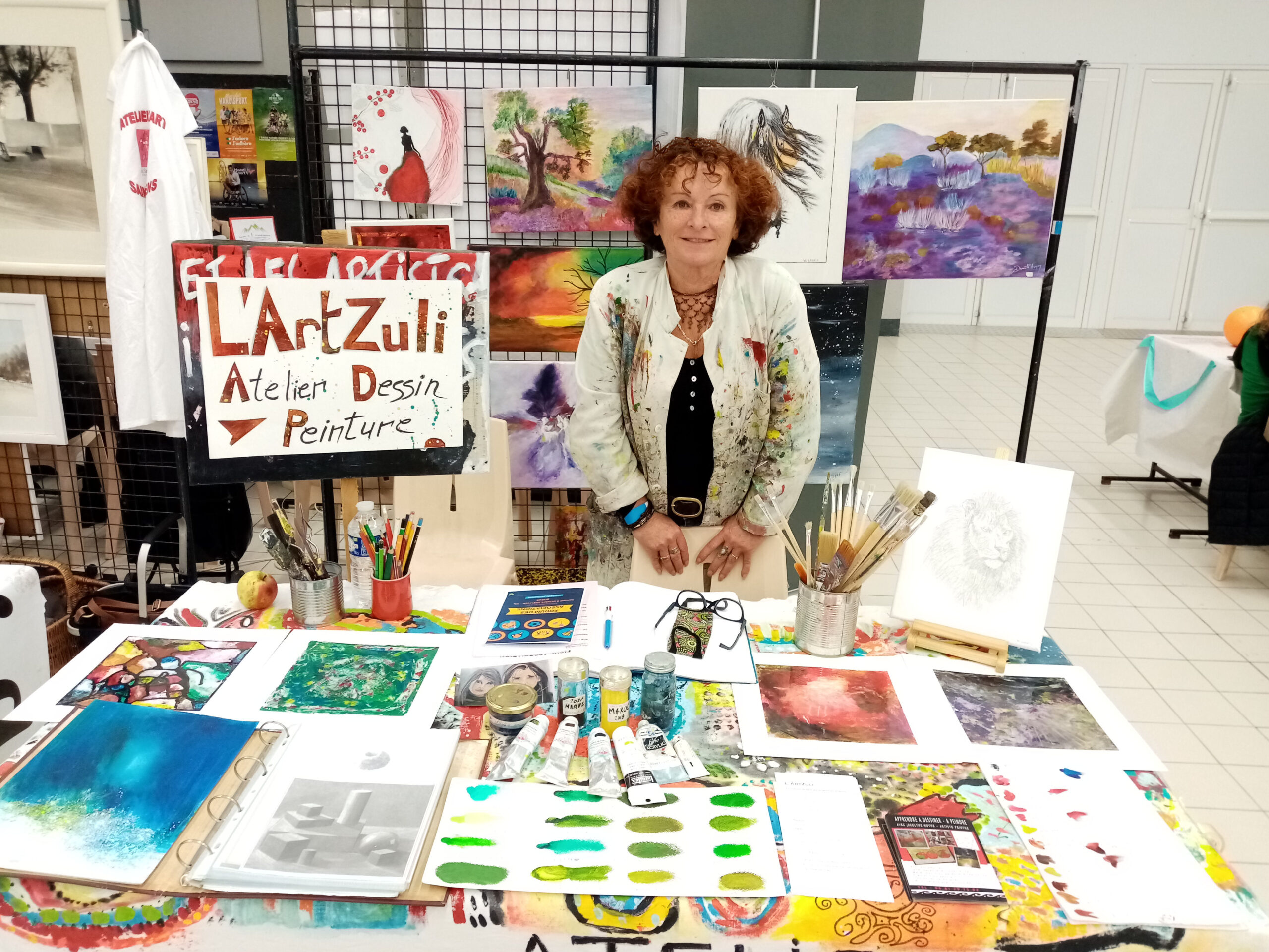 Les ateliers arts plastiques ados enfants à Valentine : programme 2022-2023 | Jocelyne Mothe Peinture