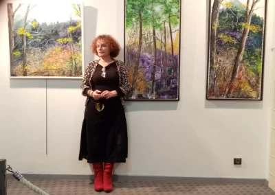 Exposition des peintures forêts figurées | Jocelyne Mothe peinture